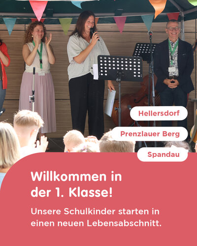Willkommen in der 1. Klasse!

Diese Woche war es an unseren drei Grundschulstandorten so weit: Viele neue Schülerinnen...