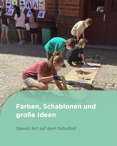  Kunst unter freiem Himmel

Mit Schablonen, Sprühfarben und jeder Menge Kreativität verwandelten die Schülerinnen und...