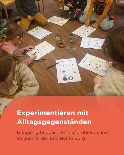 In unserer Kita Bunte Burg wurde kürzlich experimentiert – mit ganz einfachen Materialien und großer Neugier. Vor den...