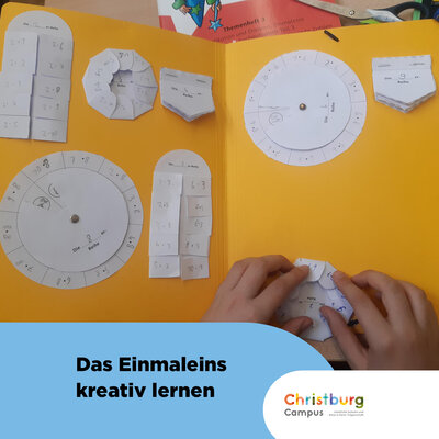 In unserer Elisabeth-Abegg-Grundschule wird Mathe greifbar! Die Zweitklässler üben das Einmaleins mit liebevoll...