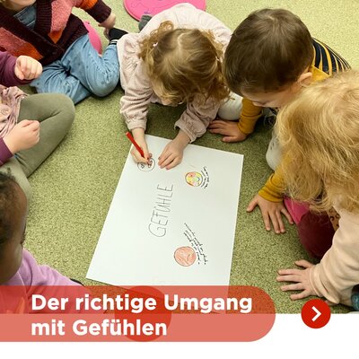 😃😢😠In unserer Kita Bunte Burg haben sich die Kinder im Morgenkreis mit dem Thema Gefühle beschäftigt. Mit kreativen...